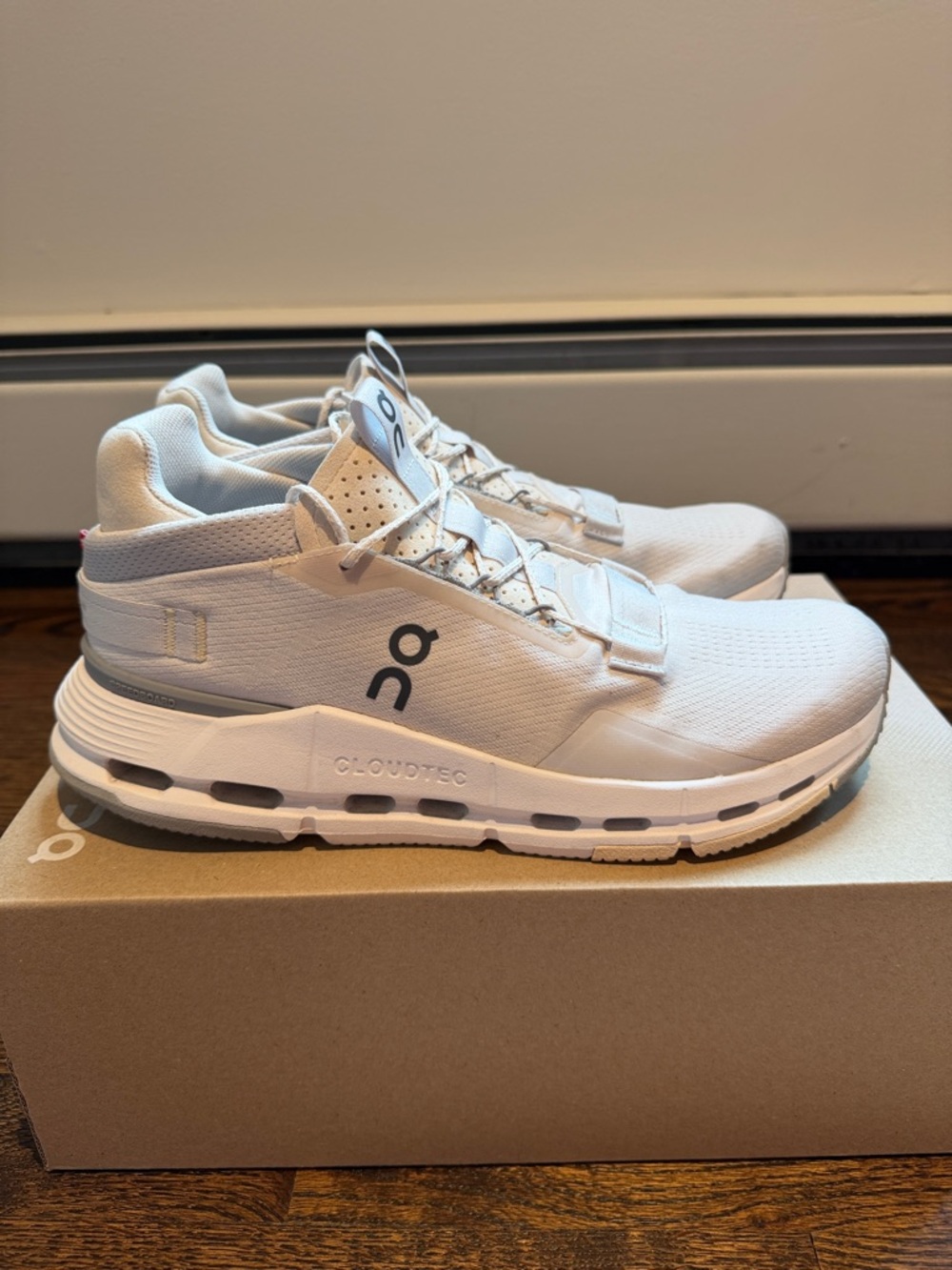 On Running Womens Sneakers — White/Cream - Picture 3 of 6